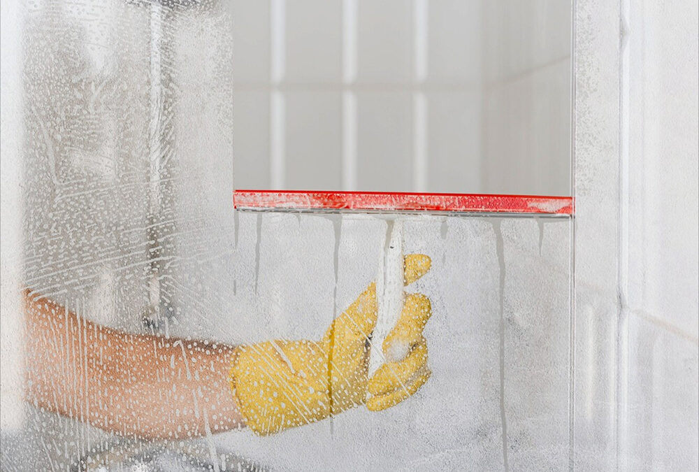removing Hard water stains on glass